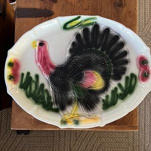 Vintage 1950s Turkey Platter